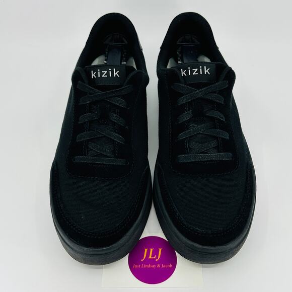 Kizik Women's Prague Hands Free Casual Slip On Sneakers Blackout Size 9 - Picture 3 of 11